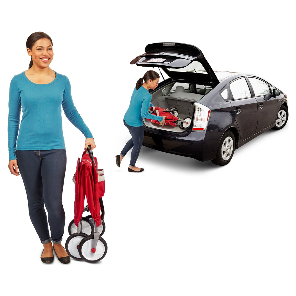 3-in-1 EZ Fold Wagon with Padded Seat and Seat Belts S888562