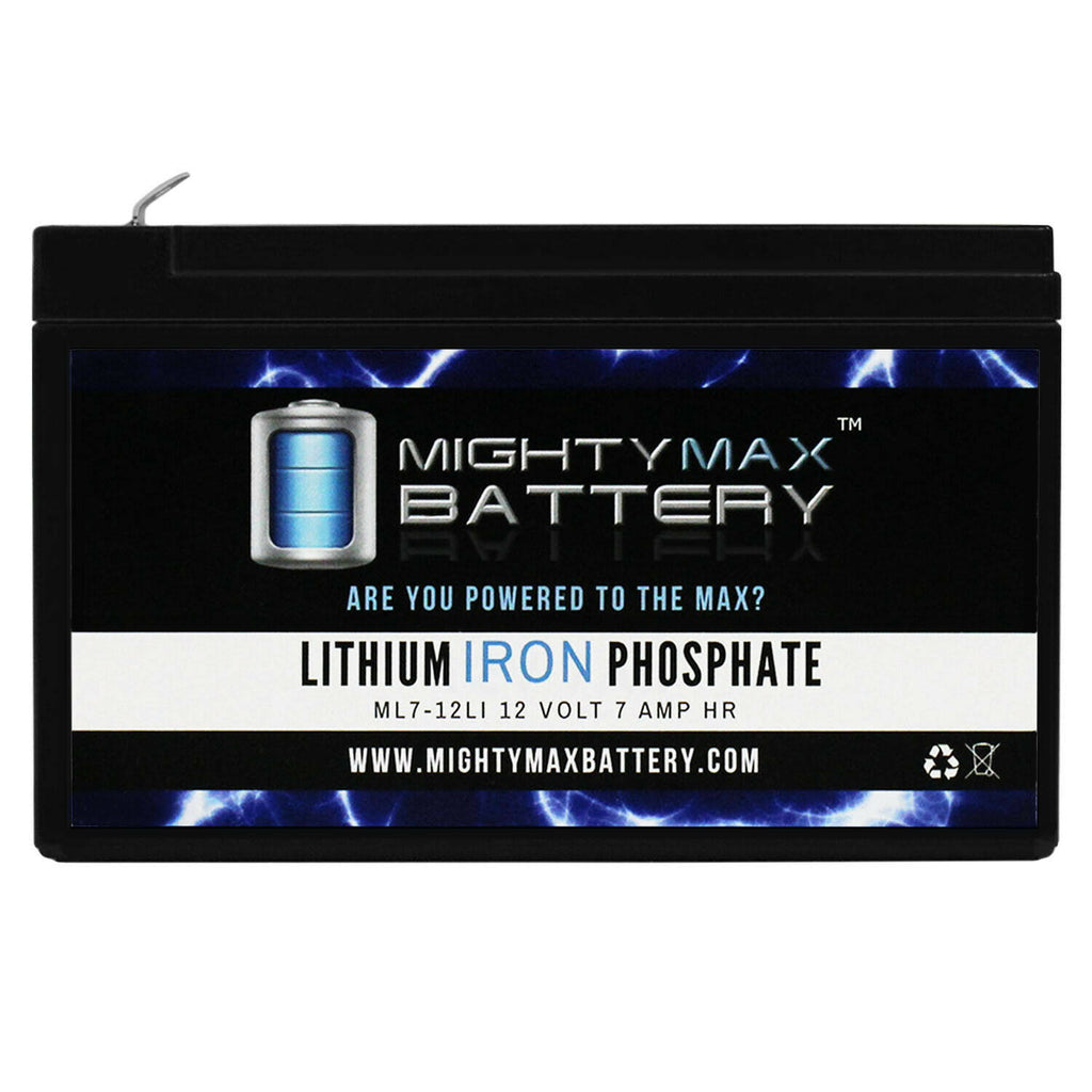 12V 7Ah Lithium Replacement Battery T3830