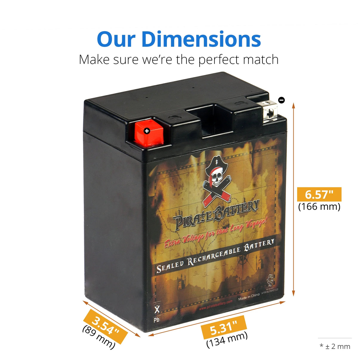 12 Volt 14AH-BS ATV Battery J6213