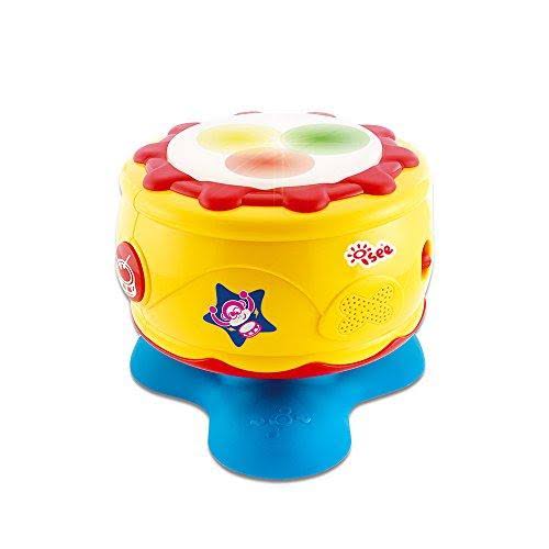 Infant Baby Bongo Drum Musical Toy with Lights Sounds X5538