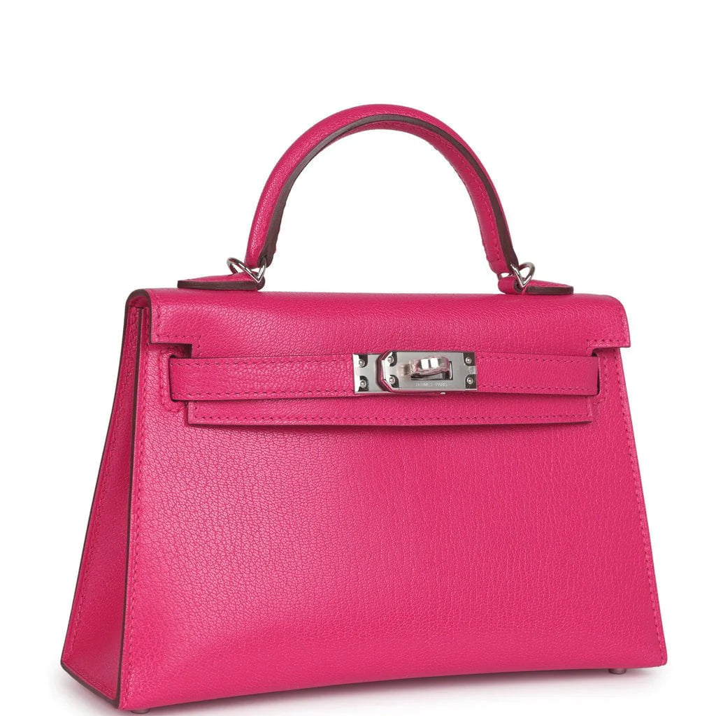 Rose Extreme Chevre Chamkila Palladium Hardware Bag K17263