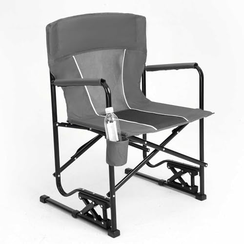 Blue Folding Camping Chair with Cup Holder I392759