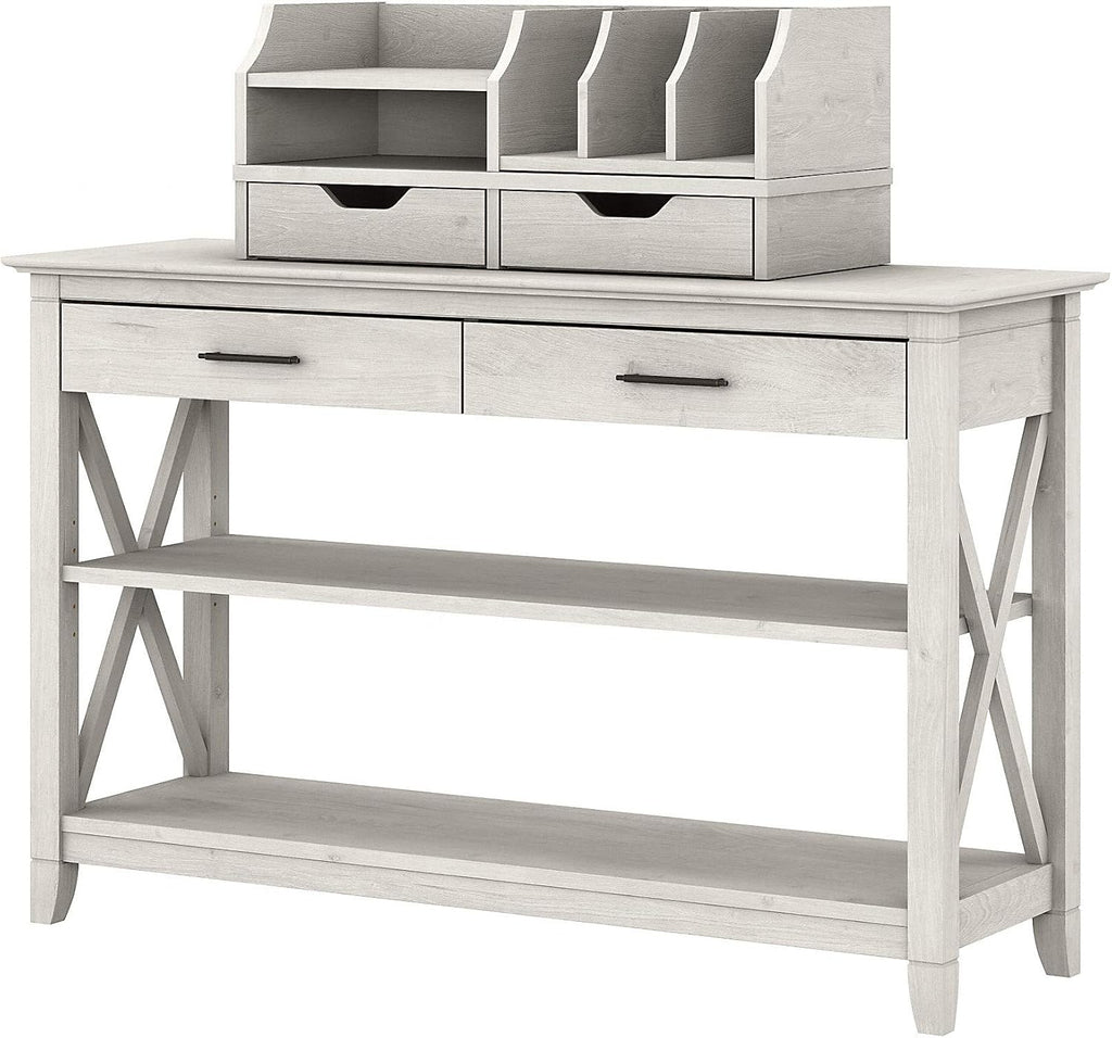 Cape Cod Gray Console Table with Storage Y572