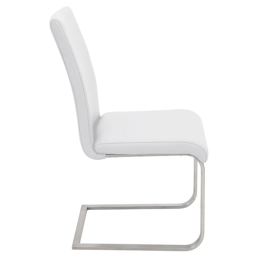 Set Of 2 White Dining Chair N75072