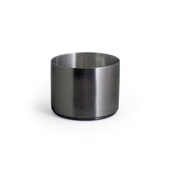 Matte Black Brushed Stainless Steel Round Ramekin G4276