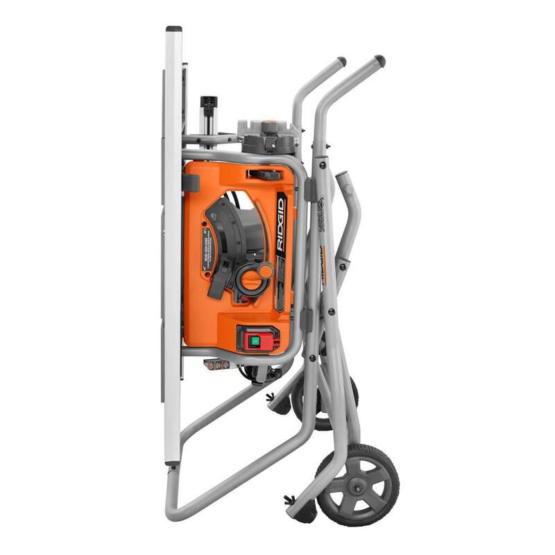 10 Amp 10 in. Corded Table Saw with Stand S744970