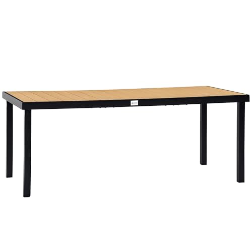 75" x 35" Aluminum Outdoor Dining Table for 8 F644392