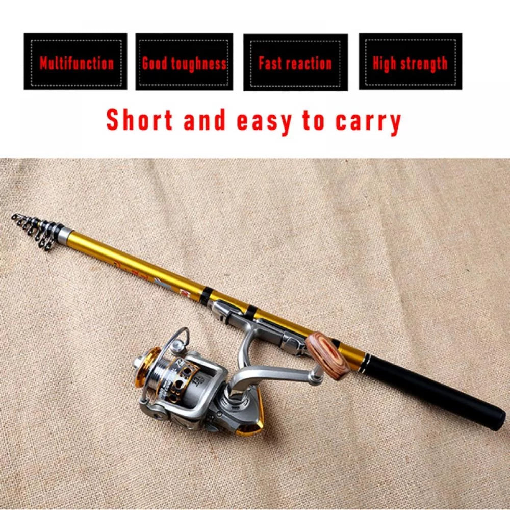Telescopic Spinning Fishing Rod E9078