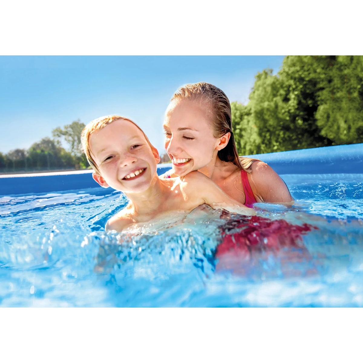 15ft x 33in Inflatable Swimming Pool with Filter Pump X79141